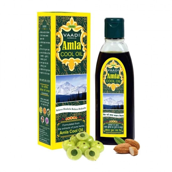 Vaadi Herbals Amla Cool Oil With Brahmi & Amla Extract (100ml)