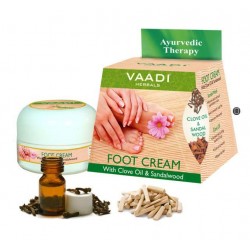 Vaadi Herbals Foot Cream- With Clove Oil & Sandalwood (30ml)