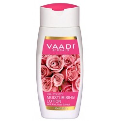 Vaadi Herbals Moisturising Lotion With Pink Rose Extract (110 ml) Vaadi Herbals Moisturising Lotion With Pink Rose Extract (110 ml)