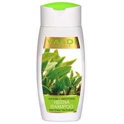 Vaadi Herbals Superbly Smoothing Heena Shampoo With Green Tea Extracts (110 ml)