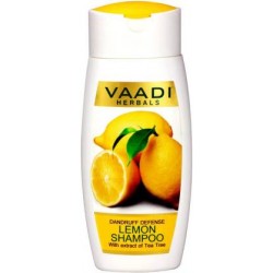 Vaadi Herbals Dandruff Defense LEMON SHAMPOO with extract of Tea Tree (110ml)