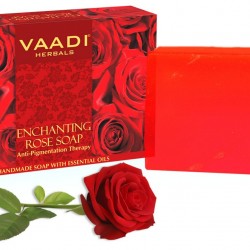 Vaadi Herbals Enchanting Rose Soap with Mulberry Extract (75 gms)