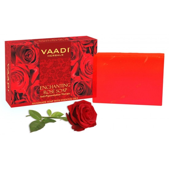 Vaadi Herbals Enchanting Rose Soap with Mulberry Extract (75 gms)