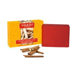 Vaadi Herbals Divine Sandal Soap with Saffron & Turmeric (75 gms)