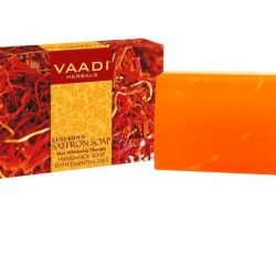 Vaadi Herbals Luxurious Saffron Soap - Skin Whitening Therapy (75 gms)