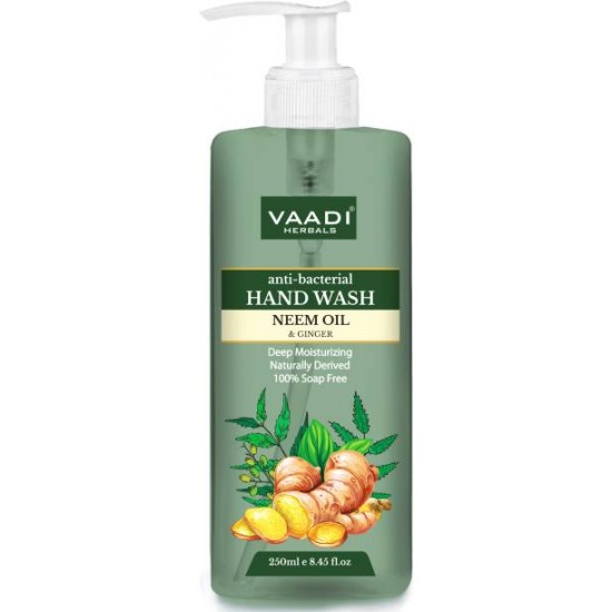 Vaadi Herbals Anti-Bacterial Neem Oil & Ginger Hand Wash (250 ml)