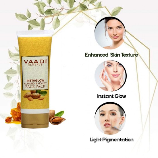 Vaadi Herbals Instaglow Almond & Honey Face Pack