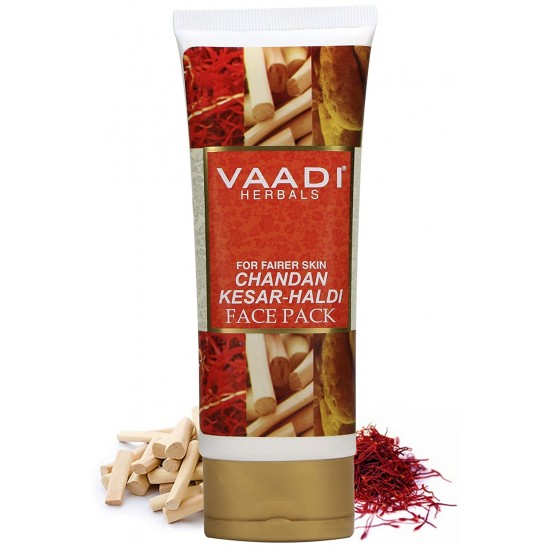 Vaadi Herbals Chandan Kesar Haldi Fairness Face Pack