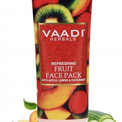 VAADI HERBALS Refreshing Fruit Pack with Apple, Lemon & Cucumber