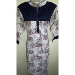 Cotton Kurti with Button