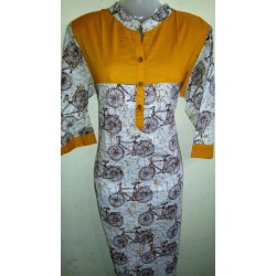 Cotton Kurti with Button