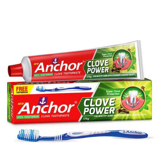 Anchor Clove Power Toothpaste 175G + TB Anchor Clove Power Toothpaste 175G + TB