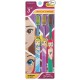 DUVON Disney Princesses Kids Toothbrush Pack of 3